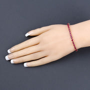 Bids.com 9.18 Carat Genuine Ruby 10K Yellow Gold Bracelet Bracelets