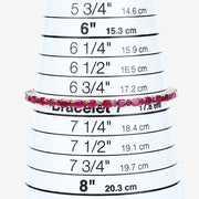 Bids.com 9.18 Carat Genuine Ruby 10K Yellow Gold Bracelet Bracelets