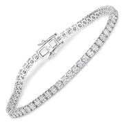 Bids.com 5.10 Carat Lab Grown Diamond 14K White Gold Bracelet Bracelets