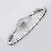 Bids.com 5.10 Carat Lab Grown Diamond 14K White Gold Bracelet Bracelets
