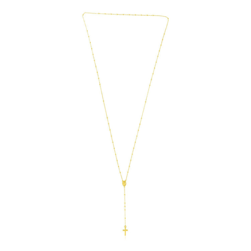 Bids.com 14k Yellow Gold Rosary Necklace Necklaces