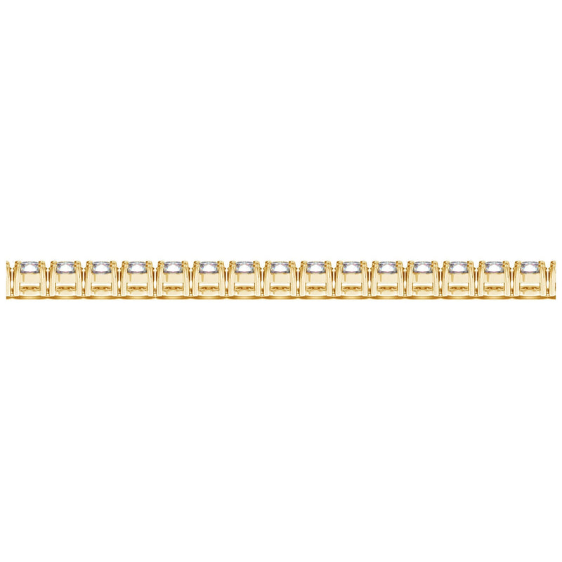 Bids.com Lab Grown Round Diamond Tennis Bracelet in 14k Yellow Gold (8 cctw F/G  VS2/SI1) Bracelets