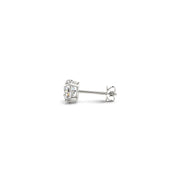 Bids.com 1 cttw Certified IGI Lab Grown Round Diamond Stud Earrings 14k White Gold (G/VS2) Earrings