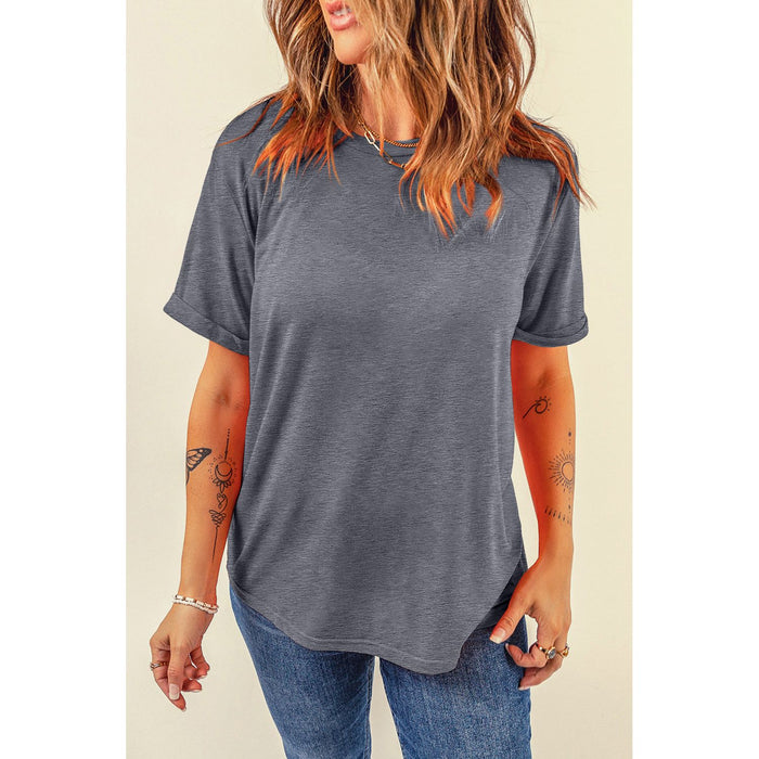 Round Neck Short Sleeve T-Shirt