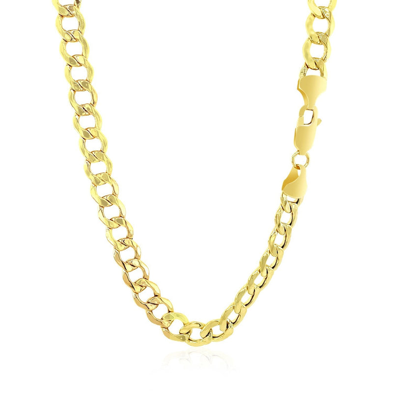 Bids.com 6.1mm 10k Yellow Gold Curb Chain Necklaces