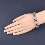 Bids.com 51.36 Carat Genuine Multi Stones .925 Sterling Silver Bracelet Bracelets