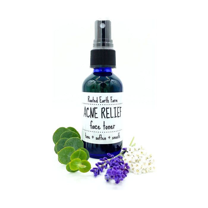 Rooted Earth Farm + Apothecary - Acne Relief Face Toner 2oz - 4oz