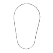 Bids.com Sterling Silver 3.6mm Diamond Cut Rope Style Chain Necklaces