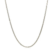 Bids.com 14k White Gold Sparkle Chain 1.5mm Necklaces