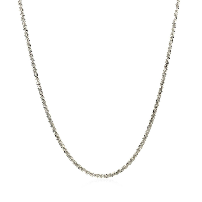 Bids.com 14k White Gold Sparkle Chain 1.5mm Necklaces