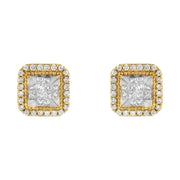 Bids.com 10KT Yellow Gold Diamond Stud Earrings (1/2 cttw, H-I Color, SI2-I1 Clarity) Earrings
