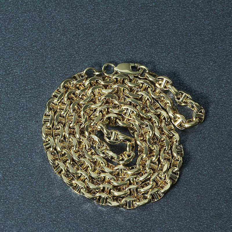 Bids.com 4.5mm 14k Yellow Gold Anchor Chain Necklaces