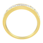 Bids.com 14KT Yellow Gold Diamond Channel Band Ring (1 cttw, H-I Color, SI2-I1 Clarity) Rings