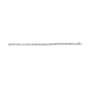 Bids.com 14K White Gold 2.0 Cttw Baguette and Princess-Cut Diamond Tennis Bracelet (H-I Color, SI1-SI2 Clarity) - 7" Bracelets