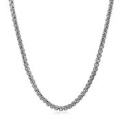 Bids.com 14k White Gold Solid Round Box Chain (2.50 mm) Necklaces