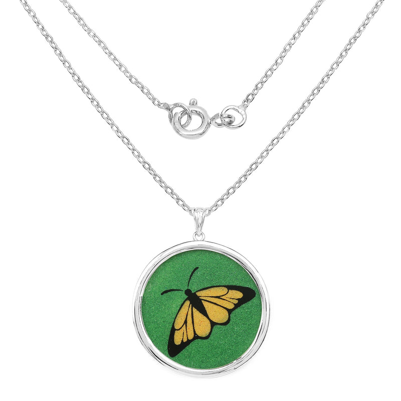 Bids.com 29.50 Carat Genuine Emerald .925 Sterling Silver Pendant Pendants