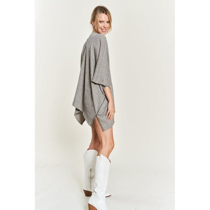 VNECK PONCHO TOP