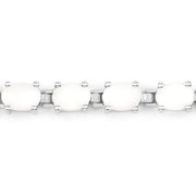 Bids.com 10.26 Carat Genuine Opal .925 Sterling Silver Bracelet Bracelets