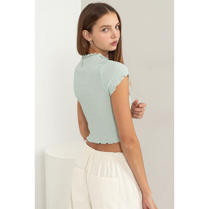 HYFVE Lettuce Hem Crop Top