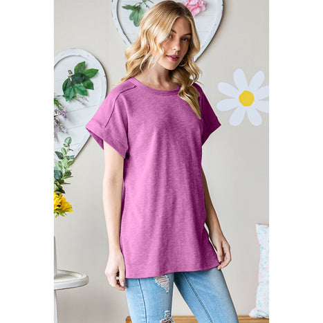 Heimish Short Sleeve Round Neck T-Shirt