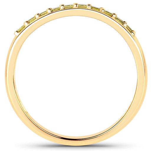 Bids.com 0.27 Carat Genuine Yellow Diamond 14K Yellow Gold Ring (SI1-SI2) Rings