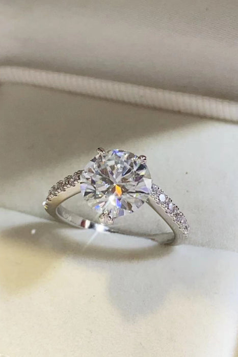 3 Carat Moissanite 925 Sterling Silver Ring