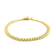 Bids.com 10k Yellow Gold Classic Miami Cuban Solid Bracelet (4.90 mm) Bracelets