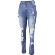 Mill's Beauty Supply Full Size Distressed Skinny Jeans