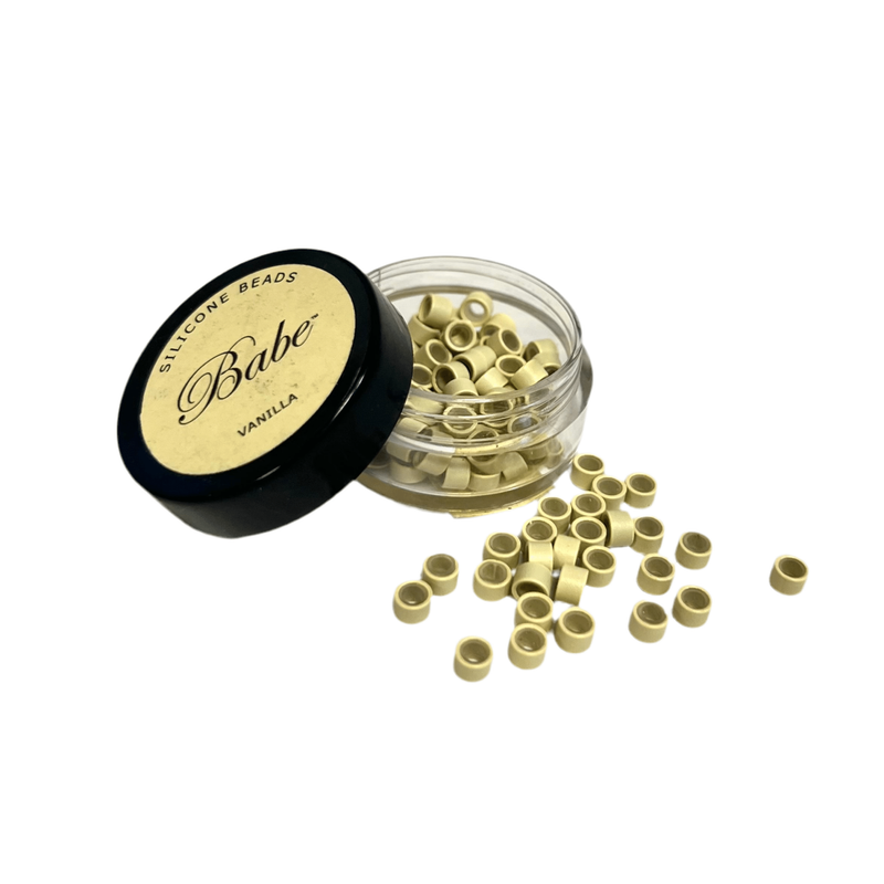 VIP Extensions BABE Silicone  Copper  Ring 4.0 mm 100 beads per Container Hair Extension Accessories