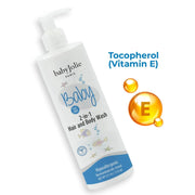 Baby Jolie Paris Baby Bath Bundle | 2-in-1 Hair and Body Wash + Lotion Kits de shampoo e condicionador > shampoo > conditioner > baby shampoo > infant shampoo > toddler shampoo > condicionador > shampo e condicionador para bebes > hidratante para bebes > body lotion > lotion > baby lotion