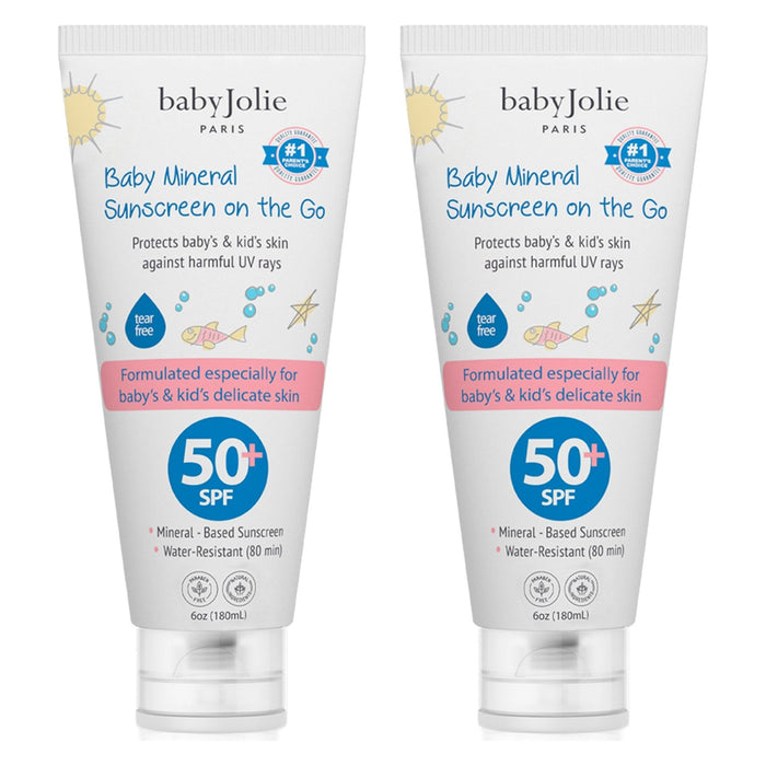 Baby Jolie Paris - Baby Jolie Paris - Baby Mineral Sunscreen, 6oz  |  2 pack