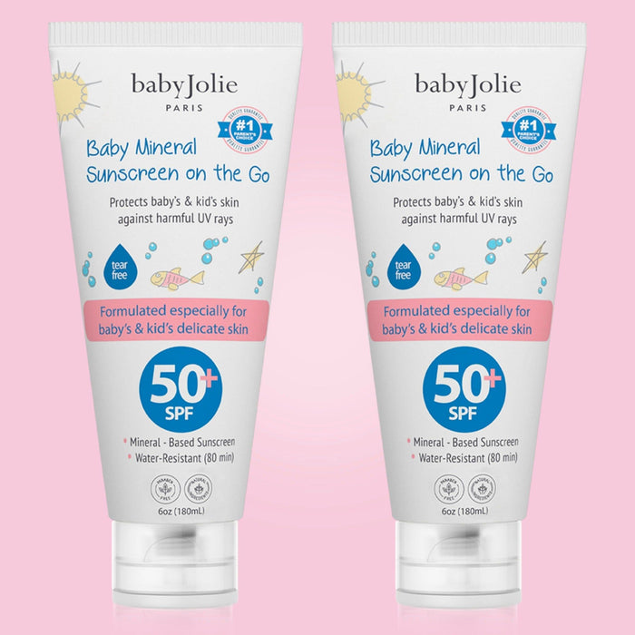 Baby Jolie Paris - Baby Jolie Paris - Baby Mineral Sunscreen, 6oz  |  2 pack