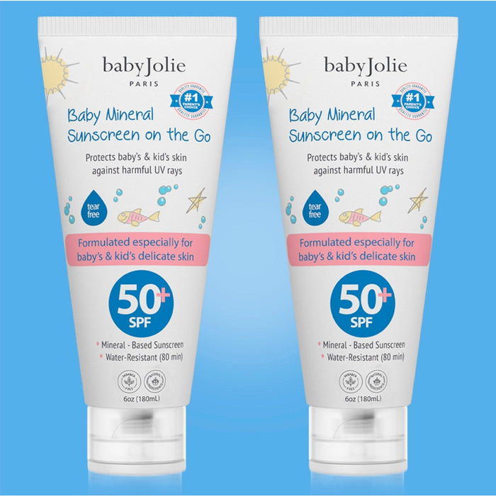 Baby Jolie Paris - Baby Jolie Paris - Baby Mineral Sunscreen, 6oz  |  2 pack