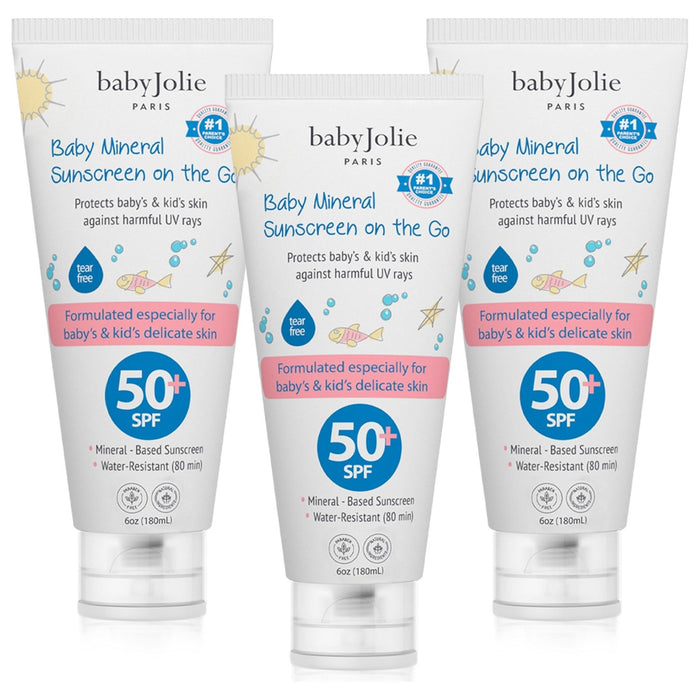 Baby Jolie Paris - Baby Jolie Paris - Baby Mineral Sunscreen, 6oz  |  3 pack