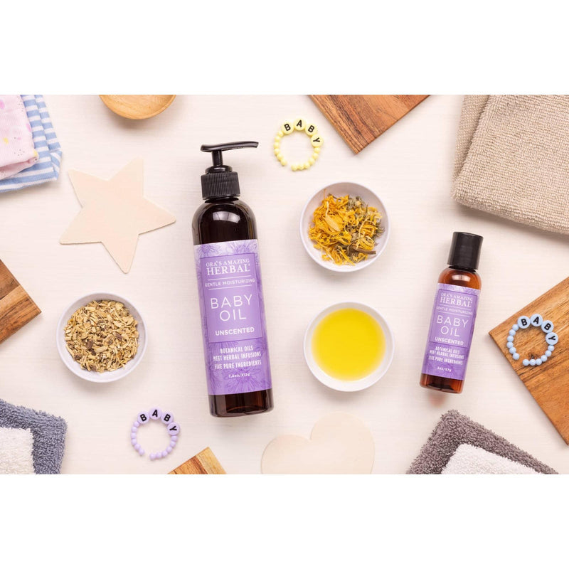 Ora's Amazing Herbal Baby Oil with Calendula and Licorice