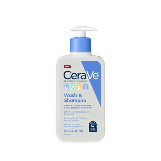 CeraVe CeraVe Baby Wash & Shampoo, 8 oz Bottle Baby & Toddler