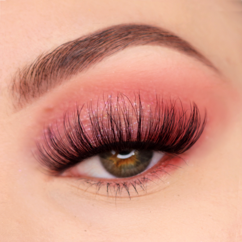 Pink Purée Babydoll Faux Mink Lashes