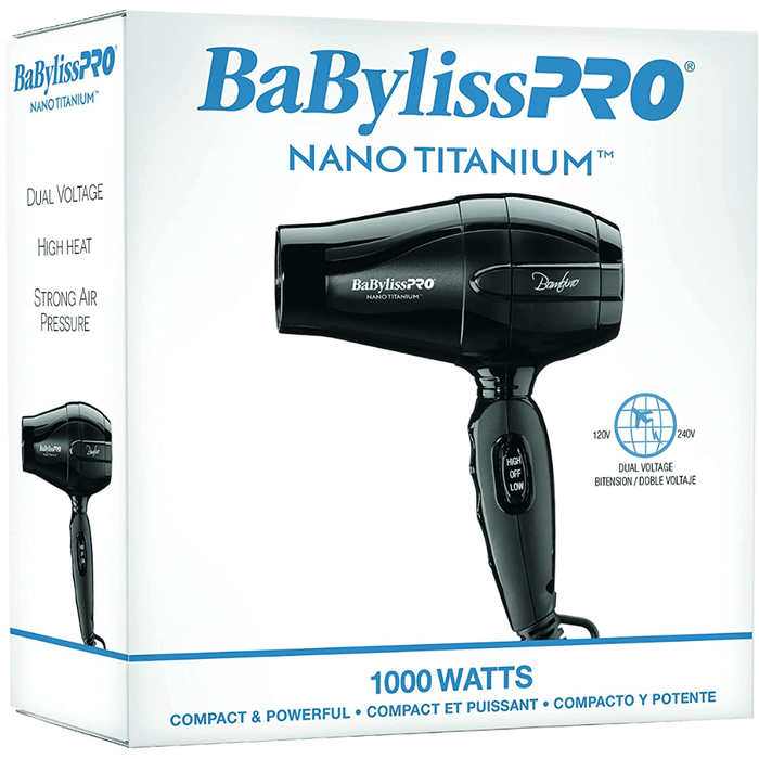 Babylisspro Nano Titanium Bambino Compact Dryer #Bnt5510Uc