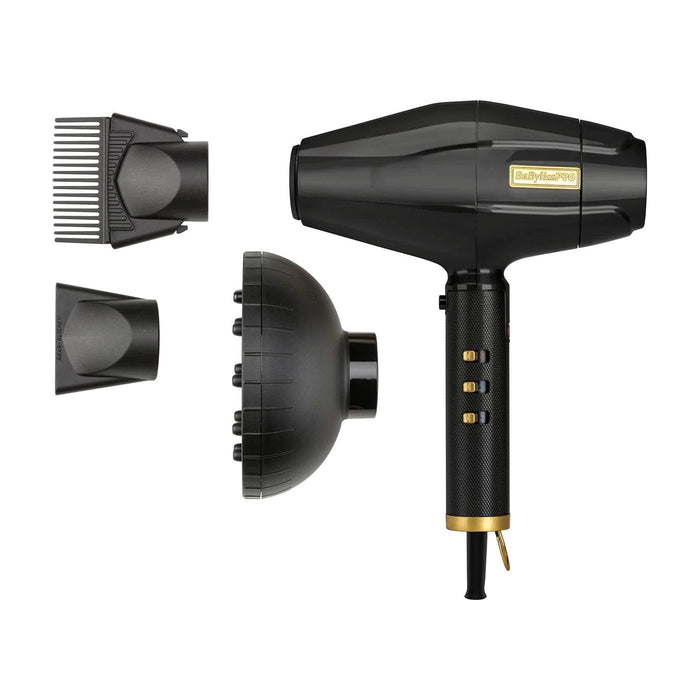 Babylisspro Goldfx Boost+ Metal Lithium Cordless Clipper #Fx870Gbp & Trimmer #Fx787Gbp & Charging Dock Stands & Double Foil Shaver #Fxfs2B & Blackfx 1875 #Fxbdb1 Dryer & Barberology Trio Mix & Barber Mat & Barber Carrying Case