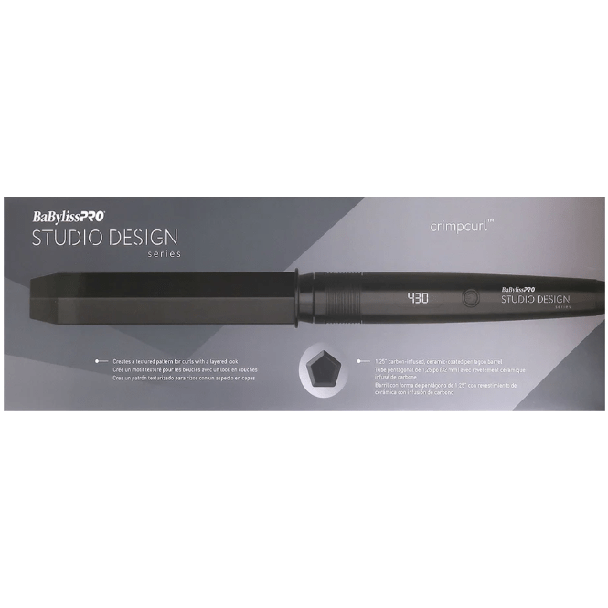 VIP Extensions BABYLISS PRO by BaBylissPRO STUDIO DESIGN CRIMPCURL Hair Tools