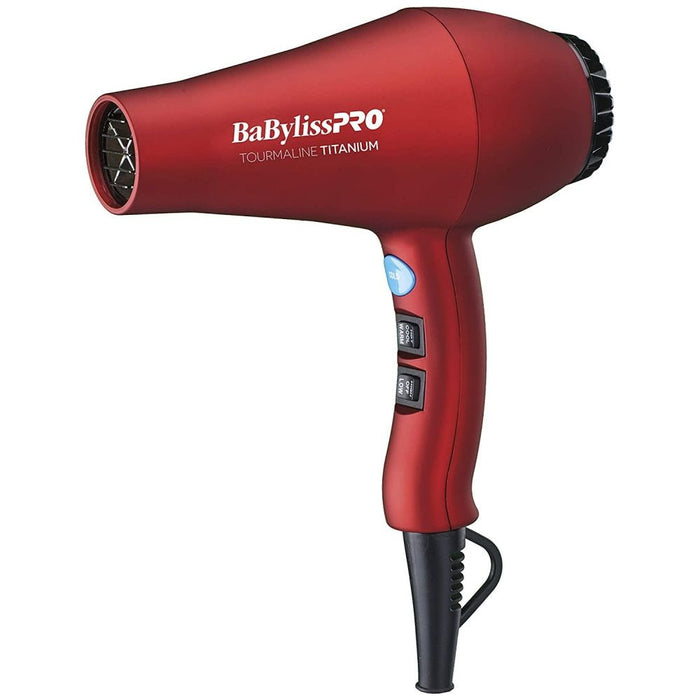 Babylisspro Tourmaline Titanium 3000 Hair Dryer, Red #Btt5585