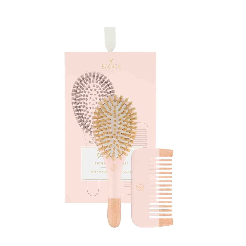 Nava Beauty Bachca Baby Hair Kit 2Pc Set - Pink White Smoke