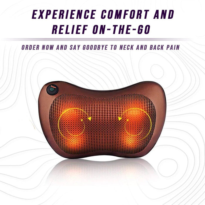 Back and Neck Massage Pillow w/Heat