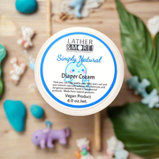 Lather and More! Simply Natural Diaper Cream creams