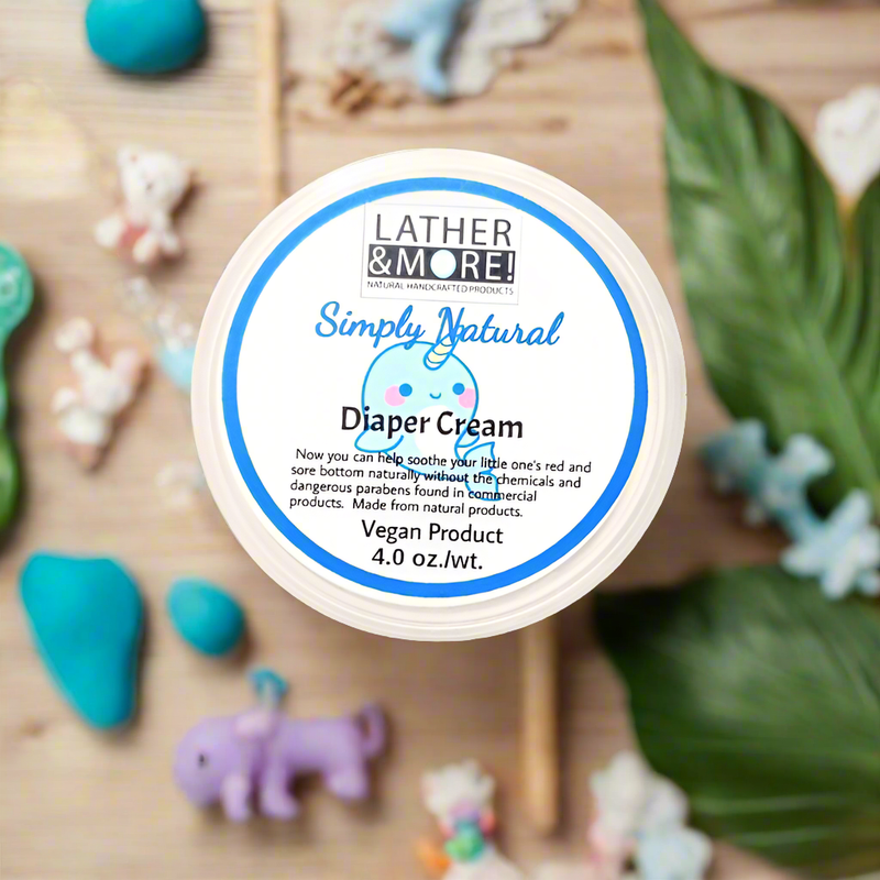 Lather and More! Simply Natural Diaper Cream creams