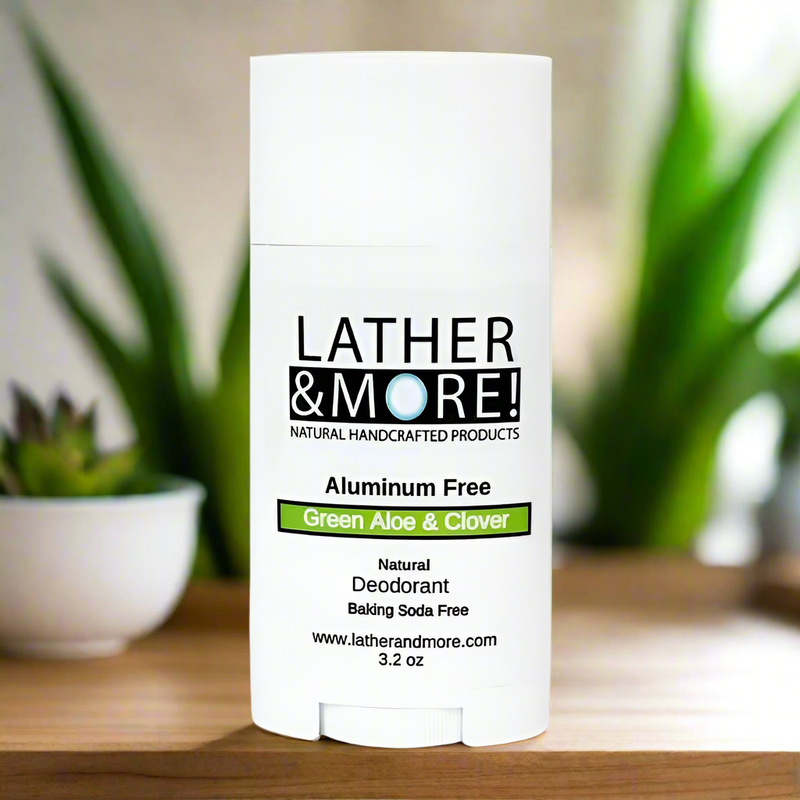 Lather and More! Green Aloe and Clover Natural Deodorant deodorant