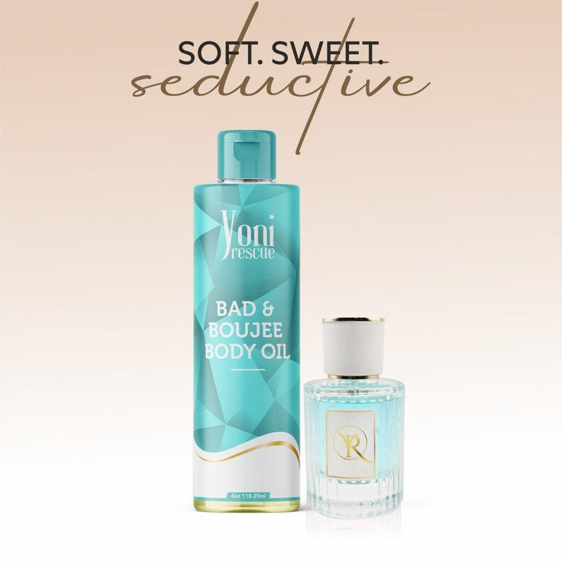 yoni rescue Bad & Boujee 2 pc Set - Body Oil + Eu De Parfum bundles