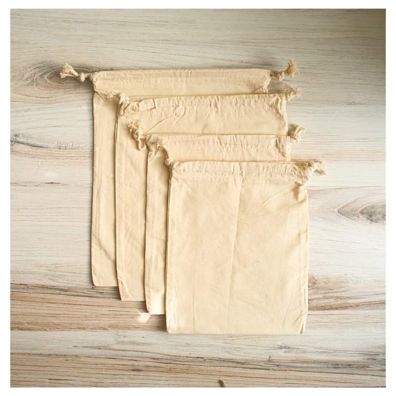 Love of Earth Co. Cotton Produce Bags (Set of 4)