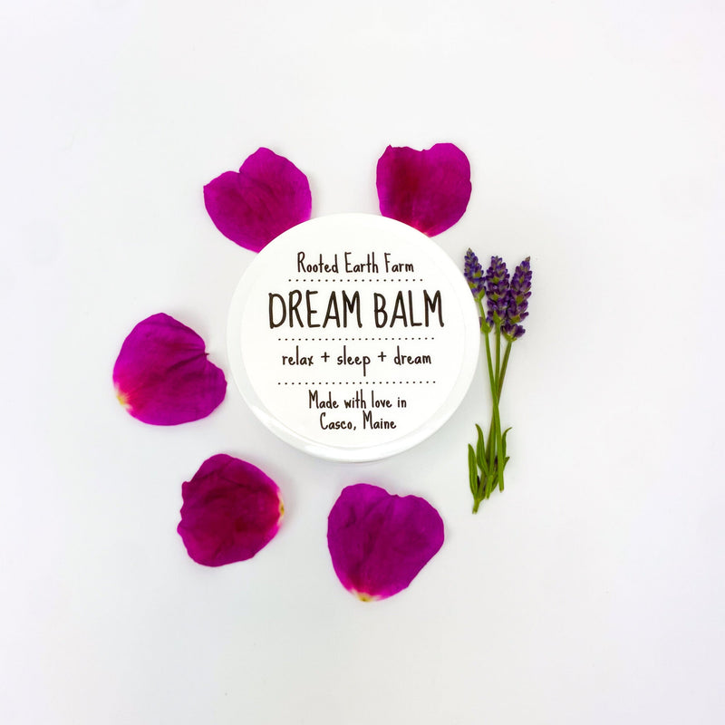 Rooted Earth Farm + Apothecary Dream Balm Herbal Salves + Balms