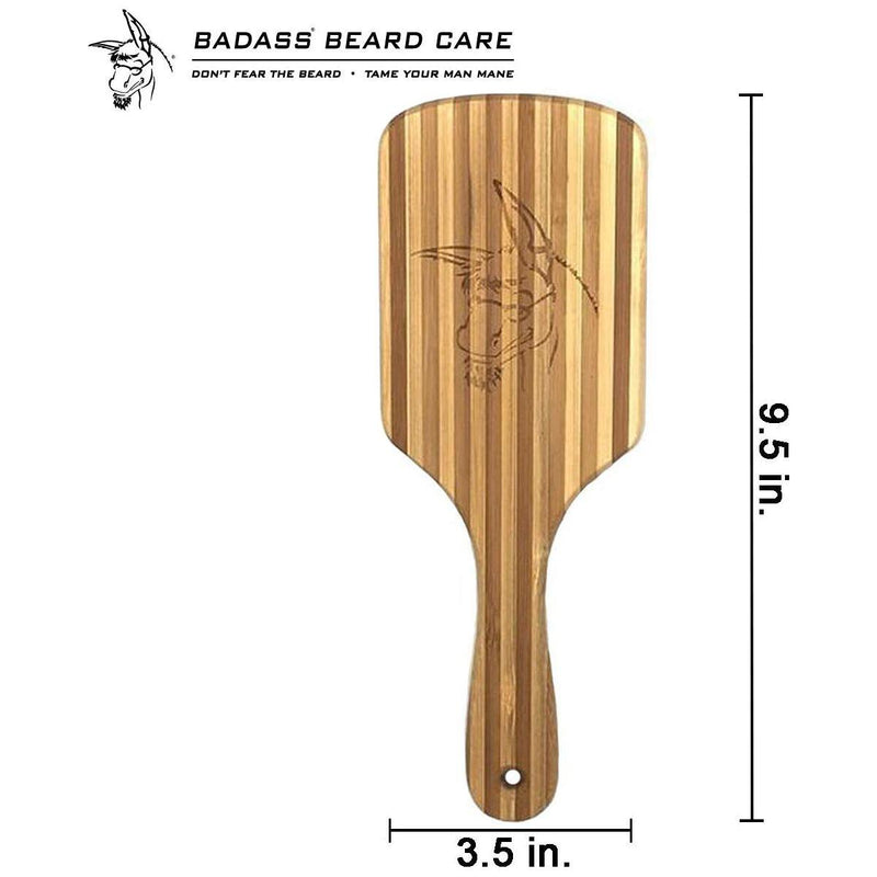 Badass Beard Care Wood Bristle Beard Brush BRUSH